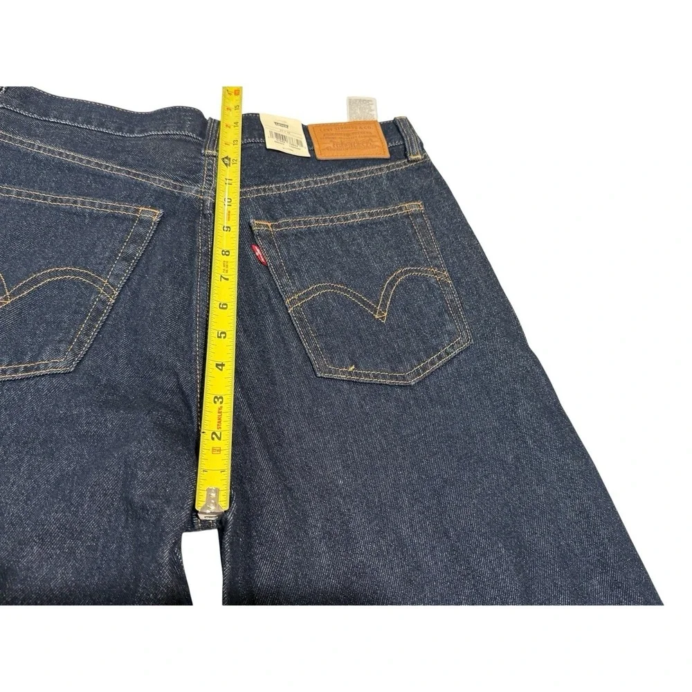 NWT Levi's Ribcage Wide Leg Jeans Super High Rise Blue Women's 29x32